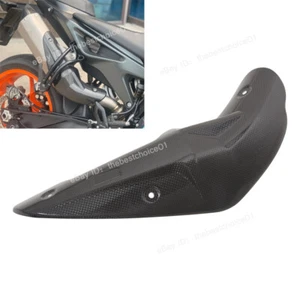 Exhaust Pipe Guard Heat Shield Cover Carbon Fiber Modified For Duke 790 890 890R - Picture 1 of 12