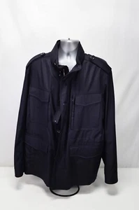 NWT Hugo Boss Tailoring Iconic Field Jacket Navy Blue Loro Piana T-Cyma 44R - Picture 1 of 12