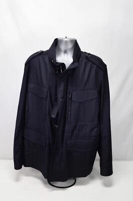 NWT Hugo Boss Tailoring Iconic Field Jacket Navy Blue Loro Piana T-Cyma 44R - Image 1 of 4