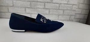 Nanette Lepore Women's Navy Gloria Ballet Flat Shoes Size 9 M Great Condition. - Picture 1 of 9