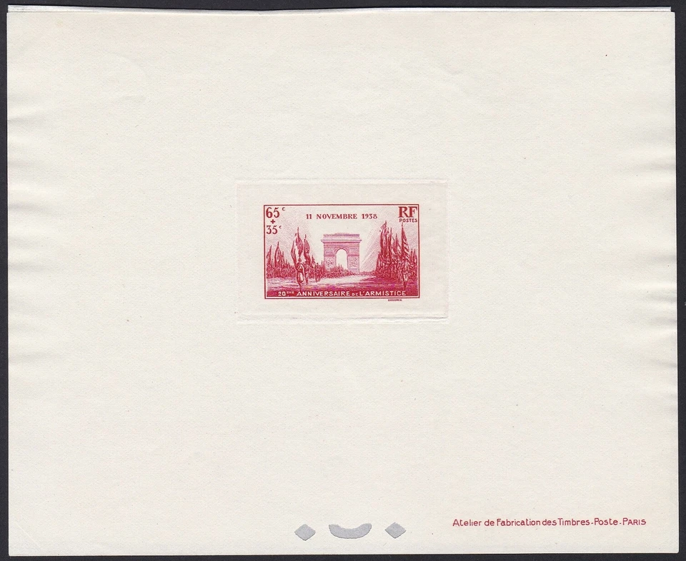 France ScB77 Victory Parade Passing Arc de Triomphe, Deluxe Proof - Image 1 of 1