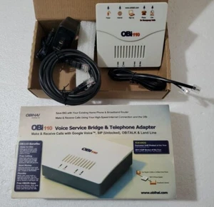 Puente de servicio de voz Obihai OBi110 y adaptador de teléfono VoIP SIP ATA - Imagen 1 de 9