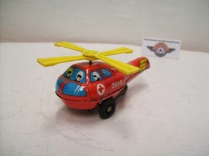 Helicóptero F.D-8 "EMERGENCIA", 60, rojo, fricción, ND-Japón  - Imagen 1 de 5