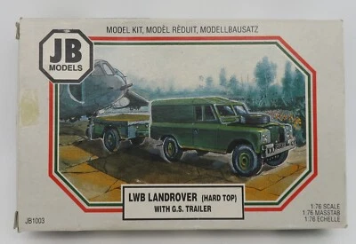 Kit da Montare JB MODELS Lwb Land Rover Hard Top Con G.S.Rimorchio 1/76# - Immagine 1 di 4