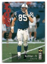 Ken Dilger 1995 Collector's Choice Update #U24 Indianapolis Colts FOOTBALL