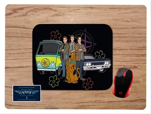 SCOOBY DOO SUPERNATURAL INSPIRED CUSTOM MOUSE PAD DESK MAT HOME SCHOOL OFFICE - Picture 1 of 1