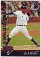 2009 Choice International League Top Prospects David Price #20 Minor League 