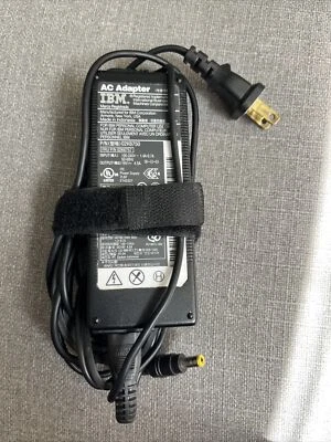ORIGINAL IBM AC POWER ADAPTER 02K6750 FRU 02K6757 100-240V 50-60HZ 16V 4.5A - Image 1 of 4
