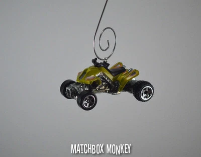 Custom Race Quad ATV Christmas Ornament 1/64 Polaris Suziki Kawasaki Yamaha Apex - Image 1 of 4