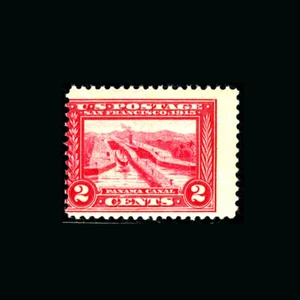 US Stamp Regular Issues RARE ERROR OFF CENTER Mint OG & NH, S#398 Fine POST OFFI - Picture 1 of 1