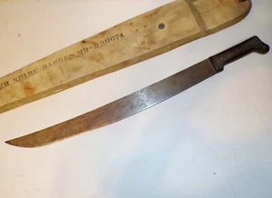 WWII Era COLLINS NICHOLSON Military Machete 26" - Picture 1 of 6
