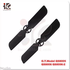 Tail Blade/Last Blade Block G.T.Model QS8005 QS8006 QS 8006-2 RC Helicopter Part - Picture 1 of 1