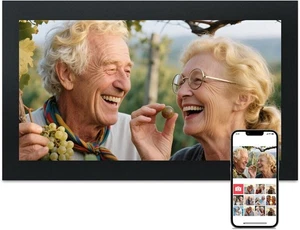 15.6 Inch Large Frameo Digital Photo Frame WiFi, 32GB, open box - Picture 1 of 3