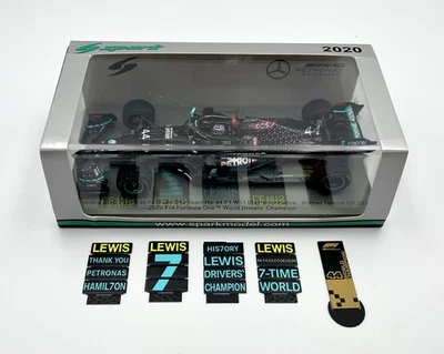 Spark 1/43 Mercedes AMG W11 Champion  Turkish GP 2020 - Lewis Hamilton S6488 - Image 1 of 4