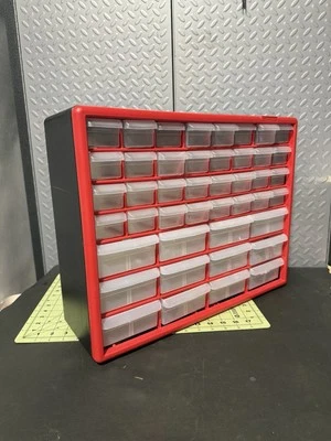 Akro-Mils 10144 44-Drawer Plastic Drawer Storage Cabinet for Garage Organization - Image 1 of 4