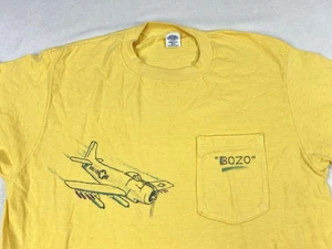 Camiseta De Colección Años 70 Towncraft Ribete Bolsillo Puntada Única Camiseta Marina de los Estados Unidos Para Hombre Grande - Imagen 1 de 11