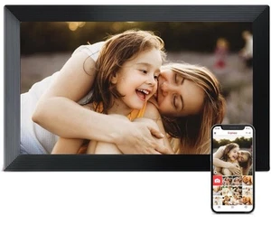 15.6 Inch Frameo Digital Photo Frame, 32GB Memory, 1920*1080 IPS HD Touch Screen - Picture 1 of 9