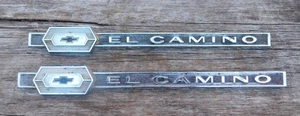 4412514 1964 Chevy El Camino Script emblemas originales *Haz la mejor oferta en 1 o 2* - Imagen 1 de 5