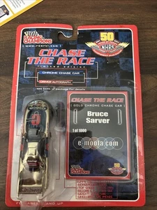 1/64 racing champions 2001 NHRA Gold Chrome Chase Car 1 of 1000 Bruce Sarver - Picture 1 of 2