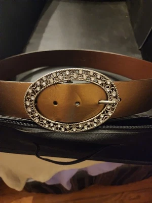 Chico's 女式青铜腰带 M 码 — 第 1/3 张图片