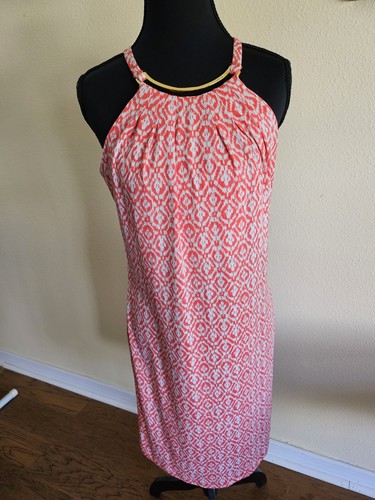 Abito donna Michael Kors arancione taglia S midi