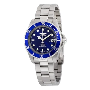 Invicta Pro Diver blaues Zifferblatt Edelstahl Herrenuhr 9094OB - Bild 1 von 7