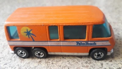 Винтажный 1976 Hot Wheels GMC Motor Home - Palm Beach оранжевый литой Гонконг - Изображение 1 из 4