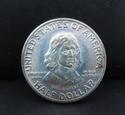 1934 Maryland Commemorative Silver Half Dollar  - Image 1 of 2