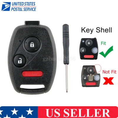 Para Honda CR-Z 2011 2012 2013 2014 Mando a distancia Llavero Carcasa Estuche 3b MLBHLIK-1T Foto 1 de 4