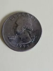 1994 P Mint Mark Quarter Rare Off Strike - Picture 1 of 2