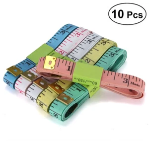 10pcs/Pack Dual Sided Tape Measure Metric Diet Tailor Cloth Sewing - Picture 1 of 3