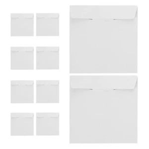 10 Pcs CD Bag Cardboard Shipping Envelope Cd/dvd Mailer with Protection - Afbeelding 1 van 12