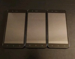 3x AT&T AXIA (QS5509A) 5.5" Display Dark Blue 16GB SmartPhone - Picture 1 of 2