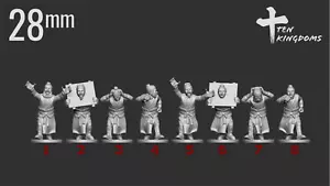 28 mm Lied Geisel Fuß (TGM-7 Harz) Zehn Königreich Miniaturen - Bild 1 von 3