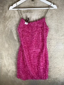 PRETTYLITTLETHING Casual Short Dress Size 6 Womens Pink Sleeveless - Picture 1 of 11