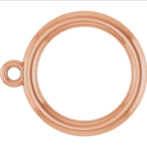 Extremo de anillo TOGGLE 10mm OD 7.25mm ID 10k oro rosa macizo calibre 16ga HECHO EN EE. UU. - Imagen 1 de 3