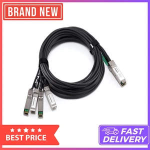 Dell Networking Cable 40GbE (QSFP+) Copper Breakout Cable 053HVN High-Speed Data - Picture 1 of 2