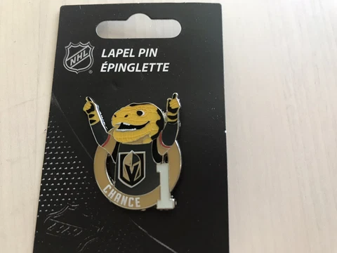 Vegas Golden Knights Chance The Mascot Lapel Pin NEW!!! Cover