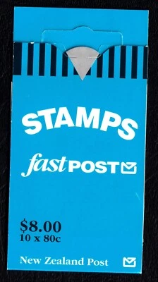 New Zealand 1988-95 (93) NZ Falcon 'One Side Imperf.' Complete MNH Booklet 928d - Image 1 of 2