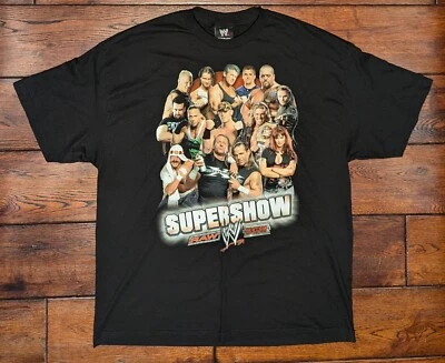 WWE ECW SuperShow NYC 06 Shirt Cena rap Lita Shane McMahon Sabu Sandman CM Punk - Image 1 of 4