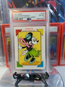 1991 Impel Disney Family Portraits Hawaiian Holiday #114 PSA 6 - Picture 1 of 2