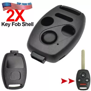 XUKEY Key Case Cover Remote For Honda Civic Accord CR-V Pilot Insight - Picture 1 of 6
