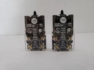 ALLEN BRADLEY 800M-XAK CONTACT BLOCK 1 NO 1 NC SERIES A (L OT OF 2) NNB - Picture 1 of 5