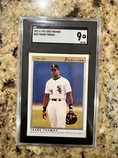 1991 O-Pee-Chee Premier #121 Frank Thomas SGC 9 MINT- GORGEOUS CARD!!