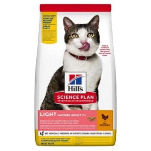Hill's Science Plan Mature Adult 7+ Light Dry Cat Food Chicken Flavour - Picture 1 of 1