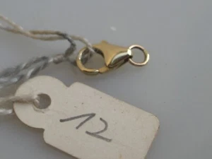 Karabiner Verschluss 333er GOLD 8,5mm ohne Öse/Ring mit Öse/Ring 10,6mm - Bild 1 von 1