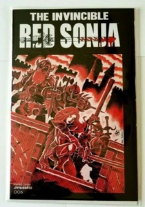 2021 INVINCIBLE RED SONJA #6 COVER N TMNT HOMAGE HAESER UNREAD NM - Picture 1 of 1