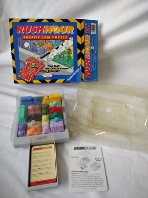 Ravensburger RUSH HOUR Traffic Jam Logic Puzzle Game COMPLETE & VGC c1996 - Image 1 of 4