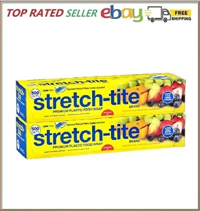Stretch-Tite Plastic Food Wrap, 500 sq ft, Pack of 2 (NO SHIP TO CA) - Picture 1 of 6
