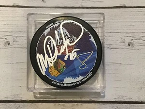 Michal Rozsival Signed 2016 Winter Classic Chicago Blackhawks Hockey Puck a - Picture 1 of 1